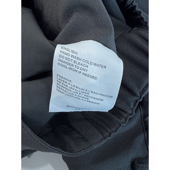 Elodie Anthropology Wide Leg High Waist Pleated Black Trouser Sz M Dress Pants a - Picture 9 of 9